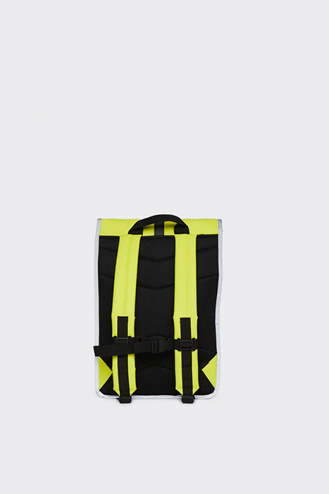 Rolltop Rucksack Reflective - Reflective Digital Lime