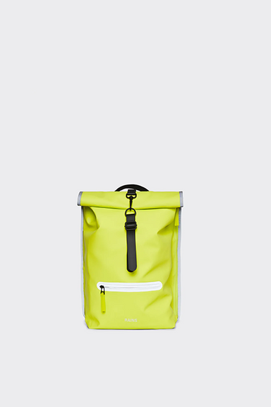 Rolltop Rucksack Reflective - Reflective Digital Lime