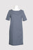 Sidney Stripe Dress - Navy+Grey Stripe