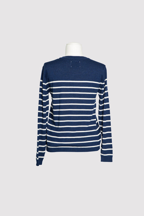 Breton Sweater - Navy Stripe