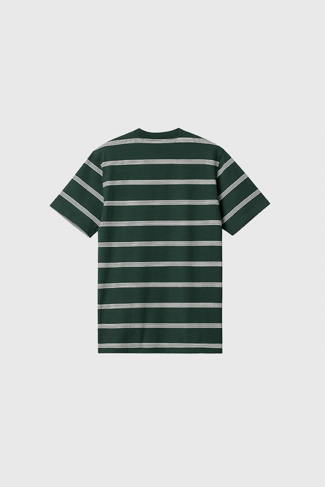 S/S Glover T-Shirt - Glover Stripe / Juniper