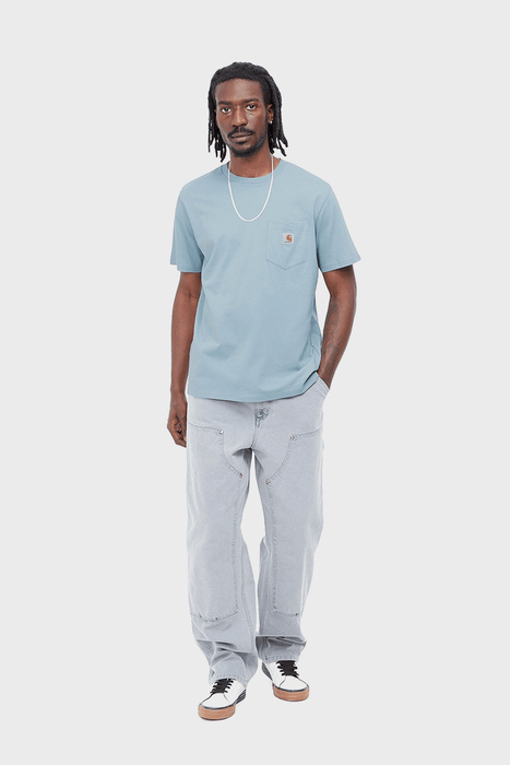 S/S Pocket T-Shirt - Misty Sky