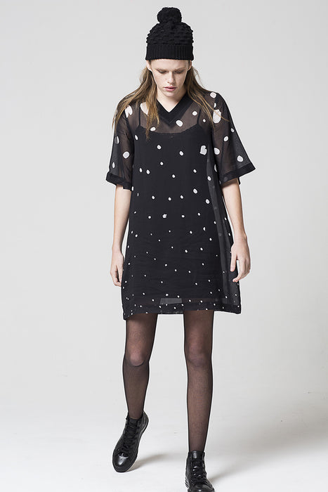 Archiac Tee Dress - Distorted Spots