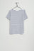 BB Scoop Tee - Blue & White Stripe