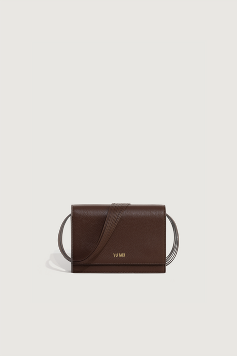 Suki Clutch - Brunette Deer Nappa