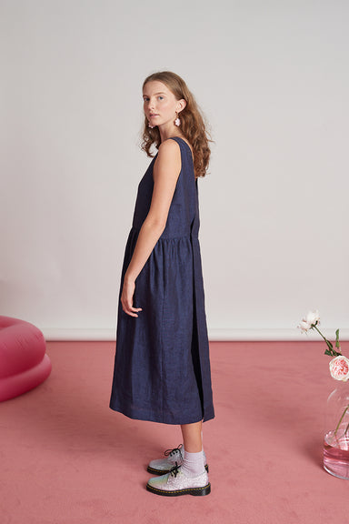 Harbour Dress - Navy