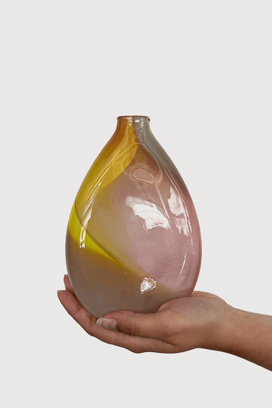 Watercolour Bud Vase - Pink / Yellow