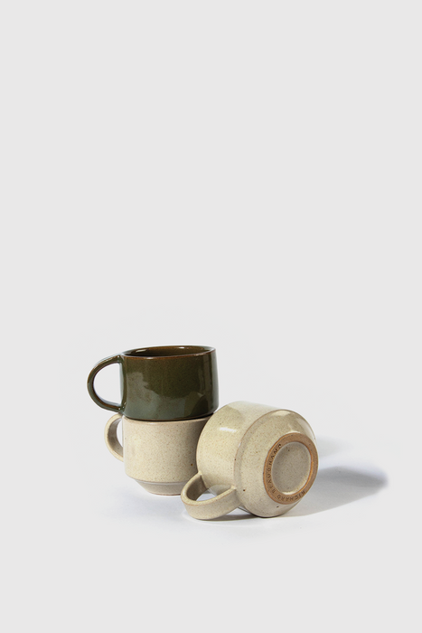 C-Handled Stacking Mug - Green