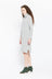 Tube Neck Knit Dress - Grey Marle