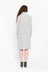 Tube Neck Knit Dress - Grey Marle