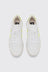 V-10 Leather - Extra White / Jaune Fluo