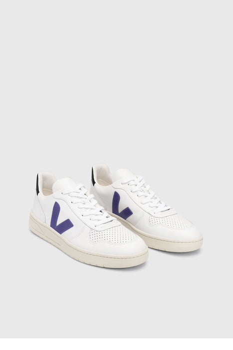 V-10 Leather - Extra White / Purple / Black