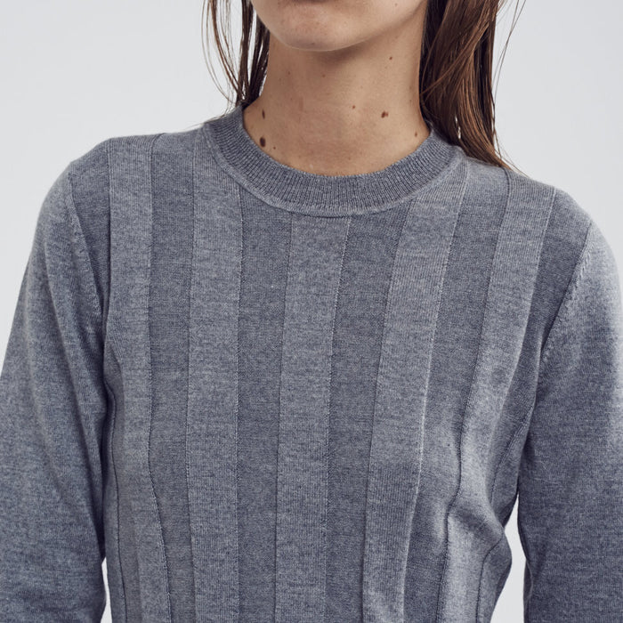 Viggie Sweater - Grey Melange