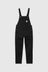 W' Bib Overall - Black Rinsed