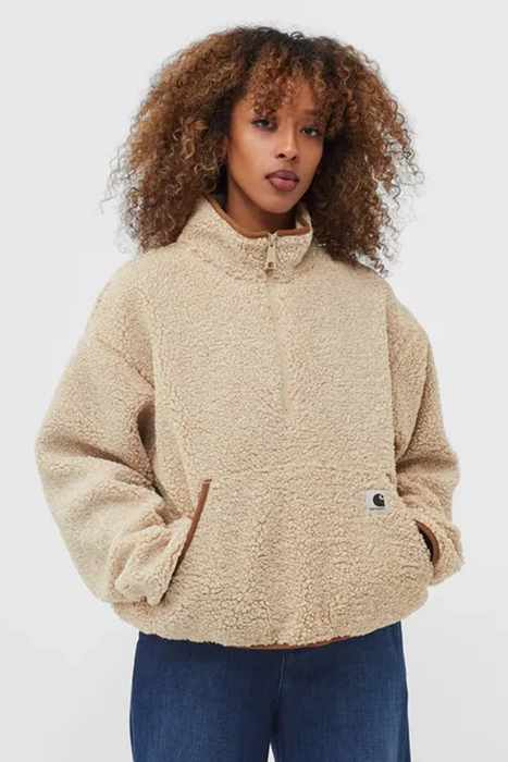 W' Ella Highneck Liner - Dusty H Brown Heather