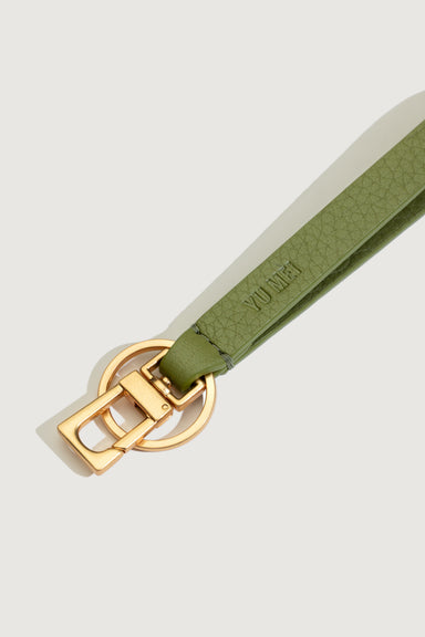 Key Fob - Green Moss Deer Nappa