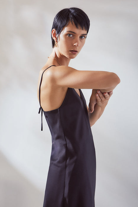 Ada Slip Dress - Black