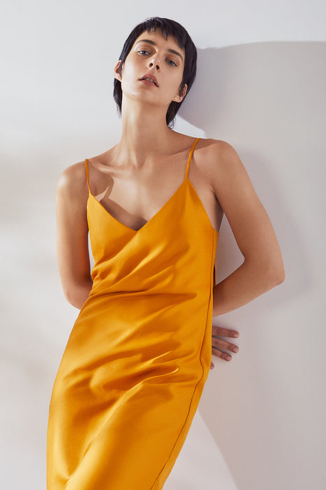 Ada Slip Dress - Marigold