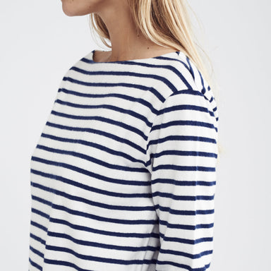 Adrien Longsleeve - Navy Stripe