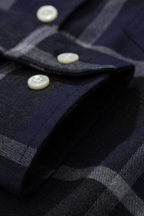 Anton Check - Navy / Charcoal