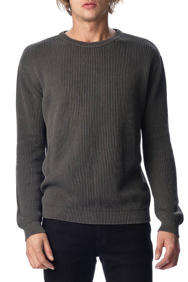 Worn Rib Knit - Charcoal