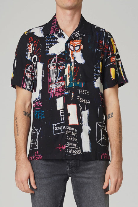 Basquiat Shirt 1 - Horn Players Black