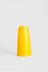 90x180mm Cone Candle - Yellow