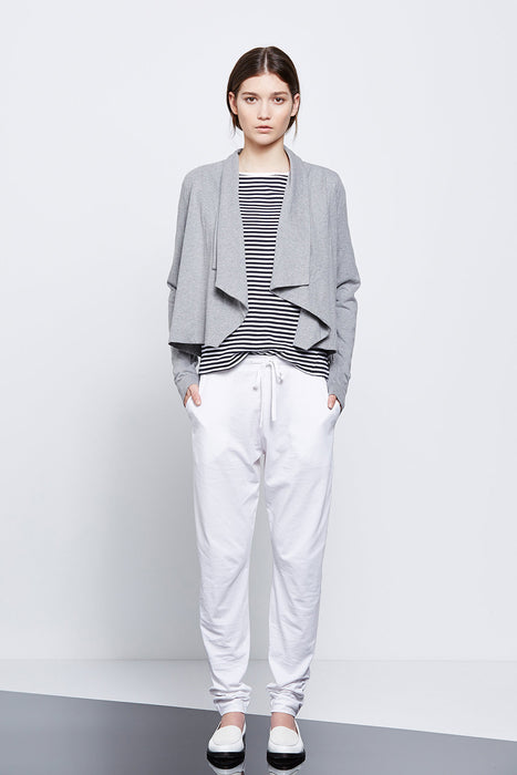 BB Drape Cardigan - Grey Marl