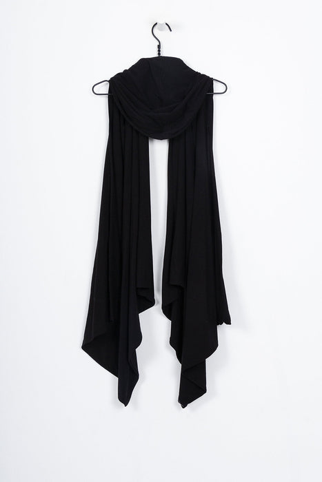 BB Hooded Scarf - Black