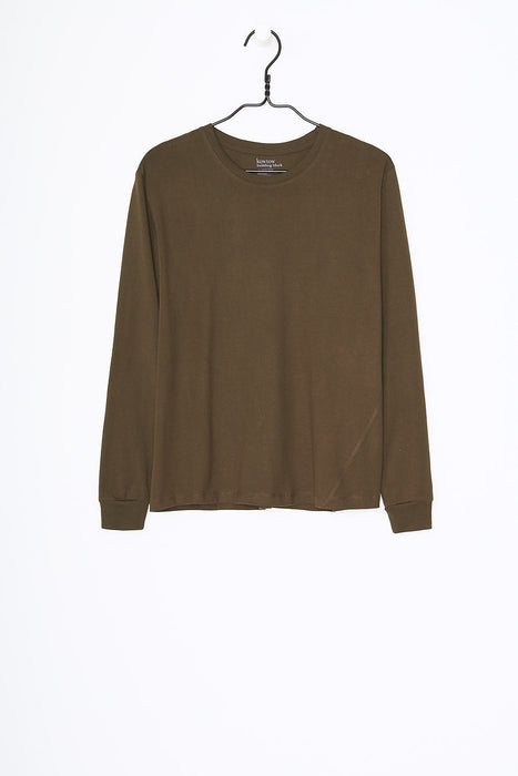 Building Block Boyfriend Top - Moss