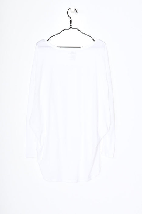 Building Block Drape Top - White