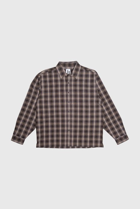 Bush Shirt - Charcoal Plaid