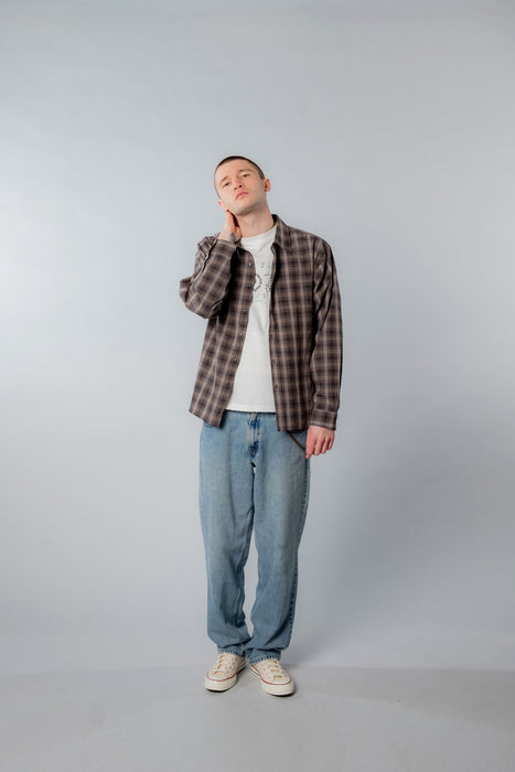 Bush Shirt - Charcoal Plaid