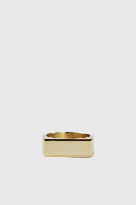 Wilshire Signet Ring - Gold Plated
