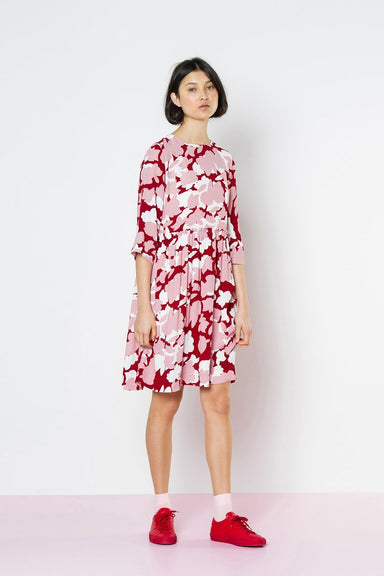 Zadie Gather Dress - Blush Floral