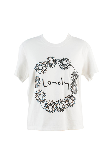 Basic Tee - Ivory Daisy