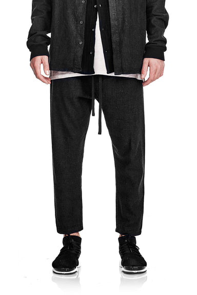 Relaxed Linen Pant - Washed Black