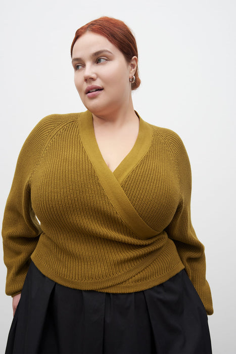 Composure Cardigan - Chartreuse