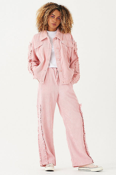 The Big Cord Jacket - Pink