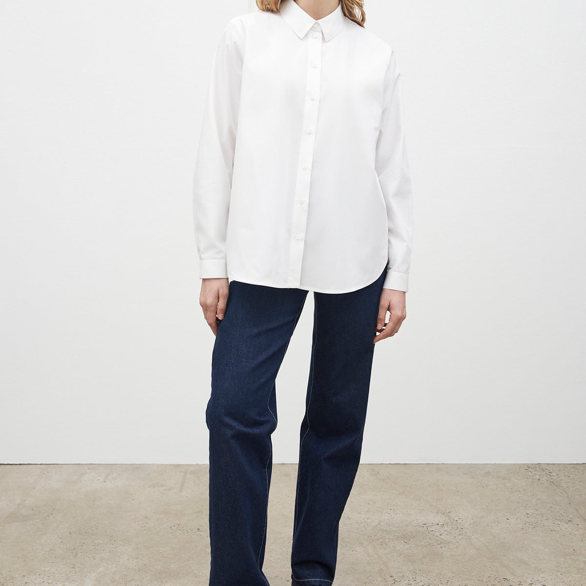 Kowtow Daily Shirt White Infinite Definite NZ