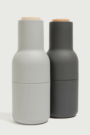 Bottle Grinder 2-Pack Beech Lid - Cool Grey