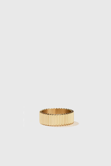 Solaire Band Wide - Gold Plated