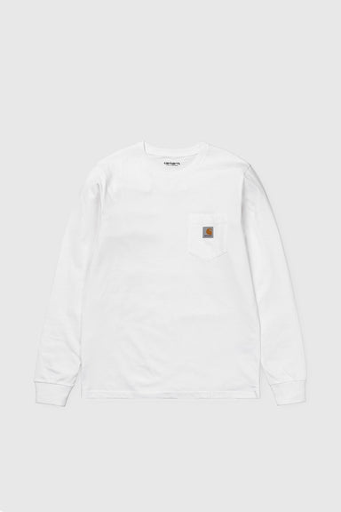 L/S Pocket T-Shirt - White