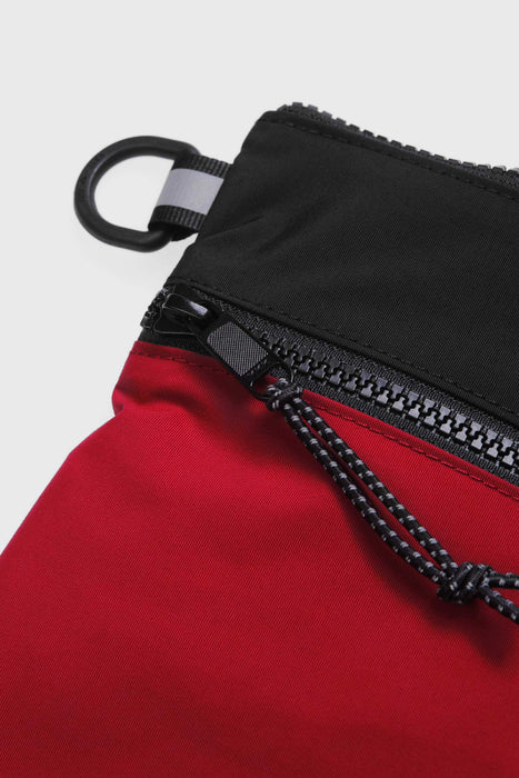 Dexter Strap Bag - Black / Blast Red