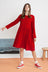 The Susie Dress - Red Crinkle