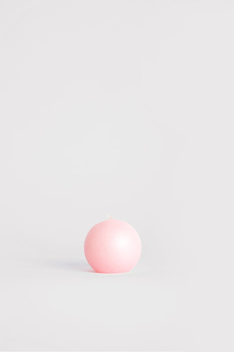 70x65mm Small Ball Candle - Pink