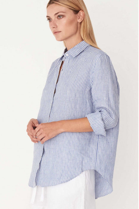 Xander Long Sleeve Shirt - Blue