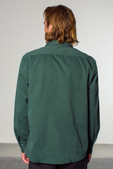 Blake L/S Woven - Forest Green