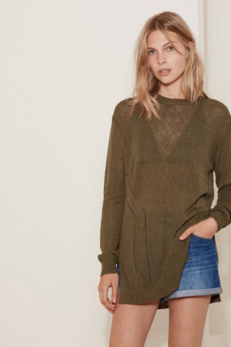 Vertical Knit - Deep Khaki