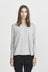 Womens Basic L/S Tee - Grey Marle